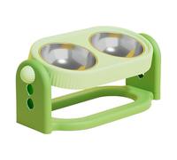 Gamelles surélevées pour chien - Gamelles surélevées pour chat - 3 niveaux réglables et amovibles - Gamelle pour chatons, chiots, nourriture d'eau, intérieur, appartement, salon