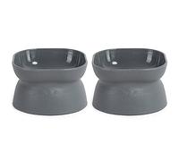 Gamelles surélevées pour chiens - 240 ml - Avec base anti-vomissements - Inclinable à 10° - Antidérapantes