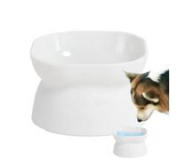 Gamelles Surélevées pour Chiens | Mangeoire À Chien avec Texture Marbrée,Double Face - Mignon pour Chaton et Chiot à la Maison dans Un Design Tendance
