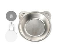 Gamelles Surélevées pour Chiens Mangeoire Surélevée en Acier Inoxydable | Bol à Eau pour Chat Pour Boire Multi-Animal d'Intérieur Extérieur Maison Senior Chiot
