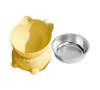 Gamelles surélevées pour nourriture féline accessoires inclinés mignons | Bols Surélevés Chat et Plat à Nourriture pour petits et moyens félins, chatons, animaux, maison, balcon, s