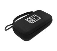 GameLo RG35XX H Étui pour console portable RG35XX H, comprend sangles et boucles en D, léger, compact, peut contenir une console de jeu, un câble de charge et des accessoires, noir