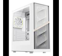 GameMax AERIS 330 MW Mini Tower Blanc - Boîtier PC : Mesh/Métal/Verre trempé, Micro ATX/ITX, 1x3.5", 5x2.5", USB 3.2 Gen 1 Type-A/Type-C, 4x120mm RGB, Radiateurs 360mm/240mm/120mm, Ref 1117-3709R0002