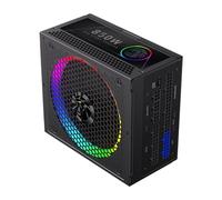 GAMEMAX RGB 850G Alimentation PC 850W entièrement modulaire, 80 Plus Gold, LLC + DC-DC, ARGB Sync, condensateurs Japonais, Ventilateur ARGB FDB 140 mm, 9 Protections, Garantie 10 Ans, Noir
