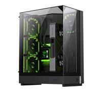 GAMEMAX T20 BK Boîtier PC Gamer Noir Micro-ATX Verre Trempé 270° Aquarium 90° Carte Mère GPU Vertical 2×120mm ARGB Radiateur 360mm SFX BTF-Ready pour RGB Gaming