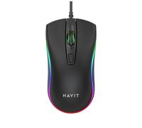GAMENOTE MS72 Souris bureautique & gaming 4 boutons, 1200 DPI, optique, filaire USB, rétroéclairage LED