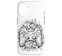 Gamepad Color Blob Gamer Let's Plays Coque pour iPhone 16