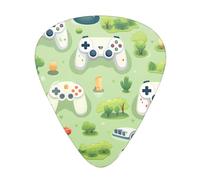 Gamepad in the grass Lot de 12 médiators de guitare 3 épaisseurs différentes pour guitare électrique acoustique et autres instruments