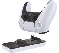 Gamepow+ Chargeur Manette Ps5 Dualsense Avec Charge Rapide Sans Fil - Station De Charge Double Manette De Ps5 Avec Connecteur Amovible - Accessoire Pour Ps5