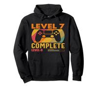 Gamer 7ème Anniversaire de Mariage Vintage Niveau 7 Complet Sweat à Capuche