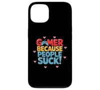 Gamer Because People Suck Funny Video Game Controller Coque pour iPhone 13