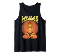 Gamer Buddha Lag est Une Illusion de Jeu Amusant et de méditation Zen Débardeur