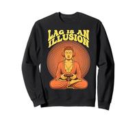 Gamer Buddha Lag est Une Illusion de Jeu Amusant et de méditation Zen Sweatshirt