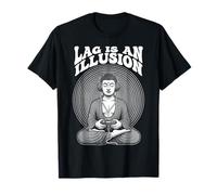 Gamer Buddha Lag est Une Illusion de Jeu Amusant et de méditation Zen T-Shirt