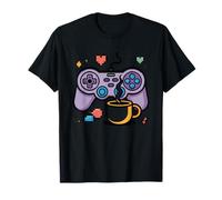 Gamer Cozy Winter Hygge Hot Cocoa Manette Art Gaming T-Shirt