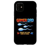 Gamer Dad Since My Kid Was A Pixel Drôle Inapproprié Adulte Coque pour iPhone 11