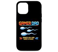 Gamer Dad Since My Kid Was A Pixel Drôle Inapproprié Adulte Coque pour iPhone 12/12 Pro