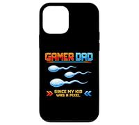 Gamer Dad Since My Kid Was A Pixel Drôle Inapproprié Adulte Coque pour iPhone 12 Mini