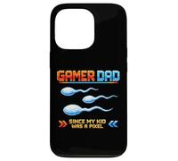 Gamer Dad Since My Kid Was A Pixel Drôle Inapproprié Adulte Coque pour iPhone 13 Pro