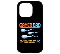 Gamer Dad Since My Kid Was A Pixel Drôle Inapproprié Adulte Coque pour iPhone 15 Pro