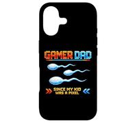 Gamer Dad Since My Kid Was A Pixel Drôle Inapproprié Adulte Coque pour iPhone 17
