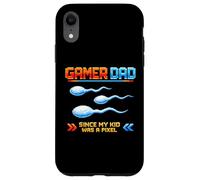 Gamer Dad Since My Kid Was A Pixel Drôle Inapproprié Adulte Coque pour iPhone XR