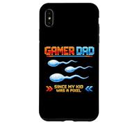 Gamer Dad Since My Kid Was A Pixel Drôle Inapproprié Adulte Coque pour iPhone XS Max