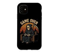 Gamer Death Reaper Meme Controller Retro Gaming Squelette Coque pour iPhone 11