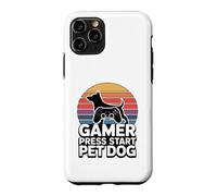 Gamer Dog Lover Press Start Jeu pour Chien Coque pour iPhone 11 Pro