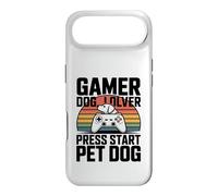 Gamer Dog Lover Press Start Jeu pour Chien Coque pour iPhone Air