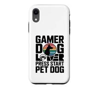 Gamer Dog Lover Press Start Jeu pour Chien Coque pour iPhone XR