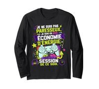 Gamer Economie Energie Humour Jeux Video Manche Longue