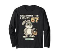 Gamer Egg Hunt Level 67 Jeu vidéo Lapin Pâques Manche Longue