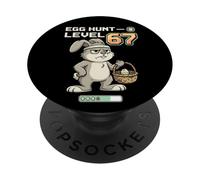 Gamer Egg Hunt Level 67 Jeu vidéo Lapin Pâques PopSockets PopGrip Adhésif