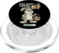 Gamer Egg Hunt Level 67 Jeu vidéo Lapin Pâques PopSockets PopGrip pour MagSafe