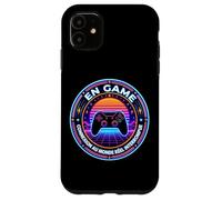 Gamer en Game Connexion Monde réel Perdue Homme ado Gaming Coque pour iPhone 11