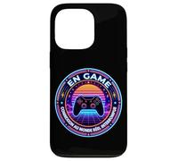 Gamer en Game Connexion Monde réel Perdue Homme ado Gaming Coque pour iPhone 13 Pro