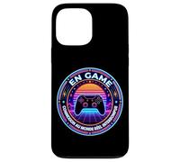 Gamer en Game Connexion Monde réel Perdue Homme ado Gaming Coque pour iPhone 13 Pro Max
