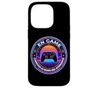 Gamer en Game Connexion Monde réel Perdue Homme ado Gaming Coque pour iPhone 14 Pro