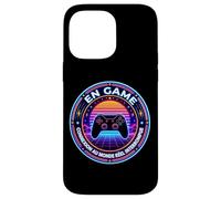 Gamer en Game Connexion Monde réel Perdue Homme ado Gaming Coque pour iPhone 14 Pro Max