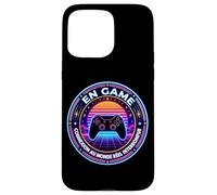 Gamer en Game Connexion Monde réel Perdue Homme ado Gaming Coque pour iPhone 15 Pro Max