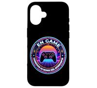 Gamer en Game Connexion Monde réel Perdue Homme ado Gaming Coque pour iPhone 16