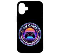 Gamer en Game Connexion Monde réel Perdue Homme ado Gaming Coque pour iPhone 16 Plus