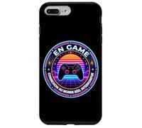 Gamer en Game Connexion Monde réel Perdue Homme ado Gaming Coque pour iPhone 7 Plus/8 Plus
