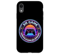 Gamer en Game Connexion Monde réel Perdue Homme ado Gaming Coque pour iPhone XR
