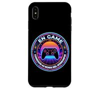 Gamer en Game Connexion Monde réel Perdue Homme ado Gaming Coque pour iPhone XS Max