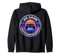 Gamer en Game Connexion Monde réel Perdue Homme ado Gaming Sweat à Capuche