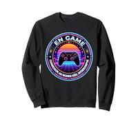 Gamer en Game Connexion Monde réel Perdue Homme ado Gaming Sweatshirt