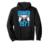 Gamer Estimated 1971 55th Birthday Video Gaming Homme Femme Sweat à Capuche