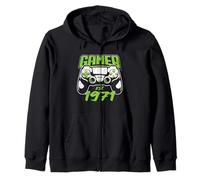 Gamer Estimated 1971 55th Birthday Video Gaming Homme Femme Sweat à Capuche